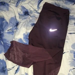 Maroon XL Nike leggings